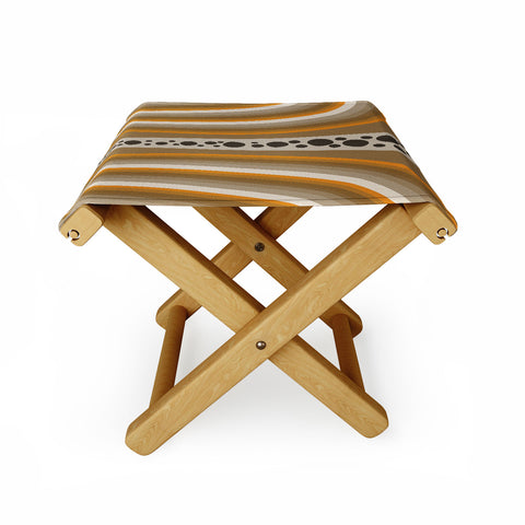 Viviana Gonzalez Textures Abstract 4 Folding Stool