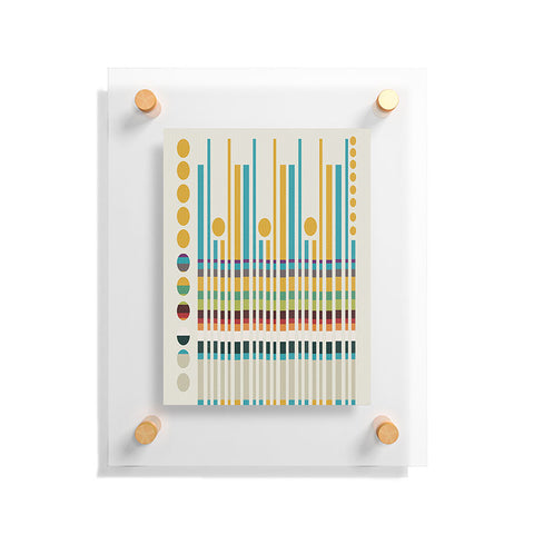 Viviana Gonzalez Textures Abstract 5 Floating Acrylic Print