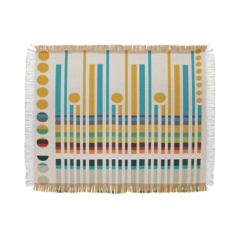 Viviana Gonzalez Textures Abstract 5 Throw Blanket