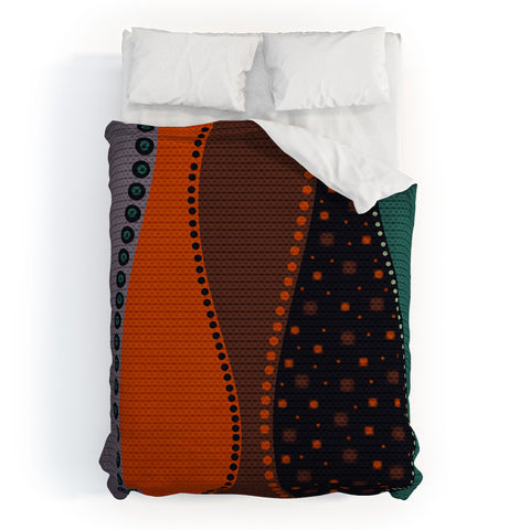 Viviana Gonzalez Textures Abstract 6 Duvet Cover