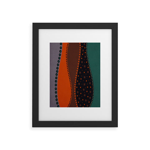Viviana Gonzalez Textures Abstract 6 Framed Art Print