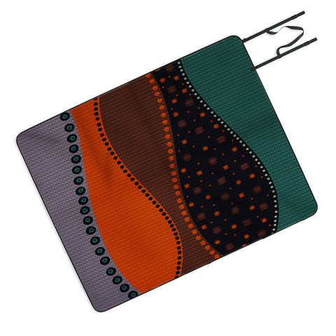 Viviana Gonzalez Textures Abstract 6 Picnic Blanket
