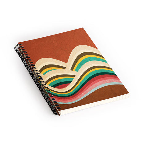 Viviana Gonzalez Textures Abstract 7 Spiral Notebook