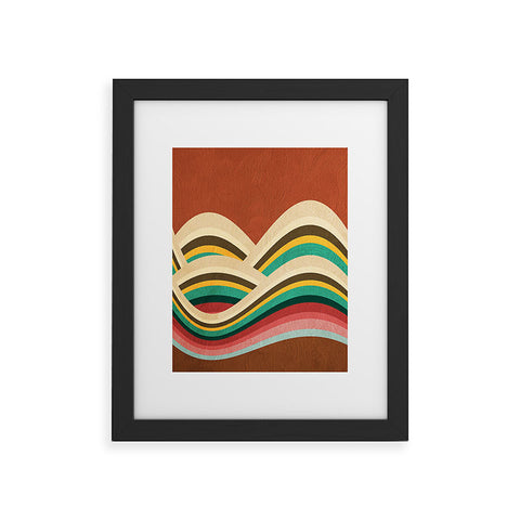 Viviana Gonzalez Textures Abstract 7 Framed Art Print