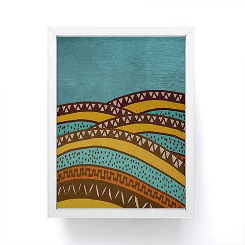 Viviana Gonzalez Textures Abstract 9 Framed Mini Art Print