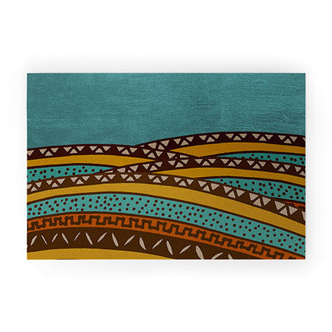 Viviana Gonzalez Textures Abstract 9 Welcome Mat