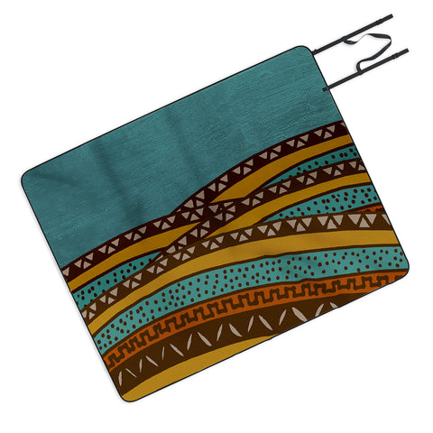 Viviana Gonzalez Textures Abstract 9 Picnic Blanket