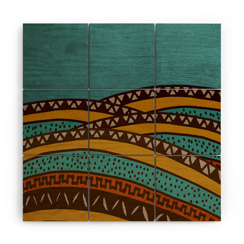 Viviana Gonzalez Textures Abstract 9 Wood Wall Mural