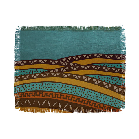 Viviana Gonzalez Textures Abstract 9 Throw Blanket