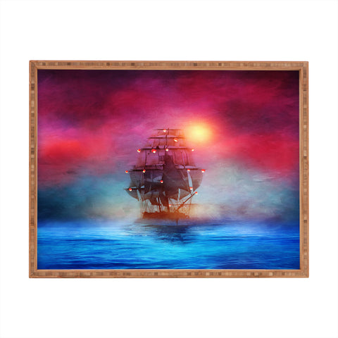 Viviana Gonzalez The lights Rectangular Tray