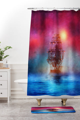 Viviana Gonzalez The lights Shower Curtain And Mat