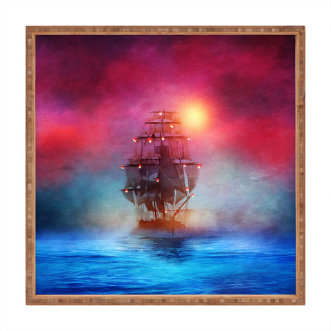 Viviana Gonzalez The lights Square Tray