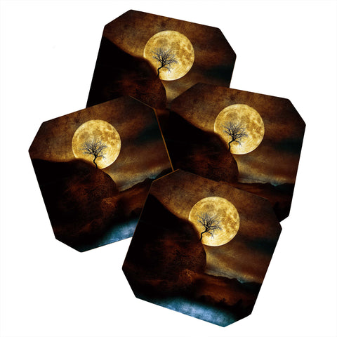 Viviana Gonzalez The Moon and the Tree Coaster Set
