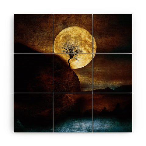 Viviana Gonzalez The Moon and the Tree Wood Wall Mural