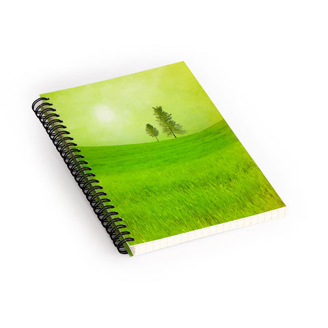 Viviana Gonzalez Trees And Shinning Field I Spiral Notebook