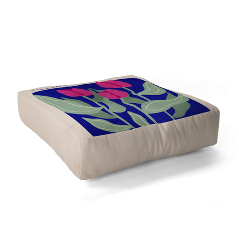 Viviana Gonzalez Tulips 03 Floor Pillow Square