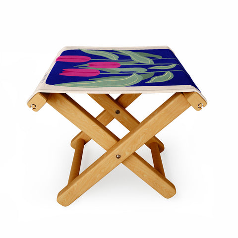 Viviana Gonzalez Tulips 03 Folding Stool