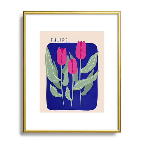 Viviana Gonzalez Tulips 03 Metal Framed Art Print