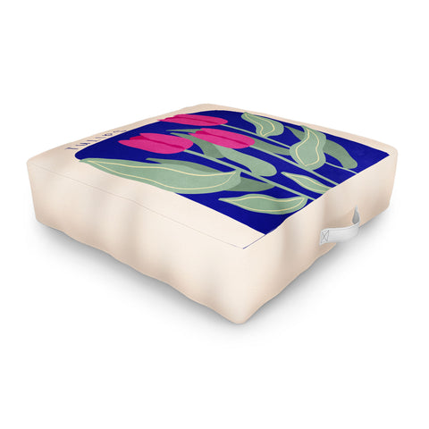 Viviana Gonzalez Tulips 03 Outdoor Floor Cushion
