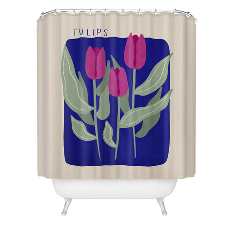 Viviana Gonzalez Tulips 03 Shower Curtain