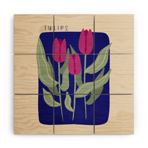 Viviana Gonzalez Tulips 03 Wood Wall Mural