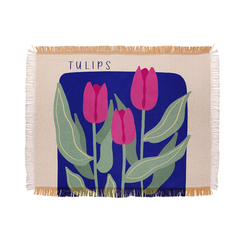 Viviana Gonzalez Tulips 03 Throw Blanket