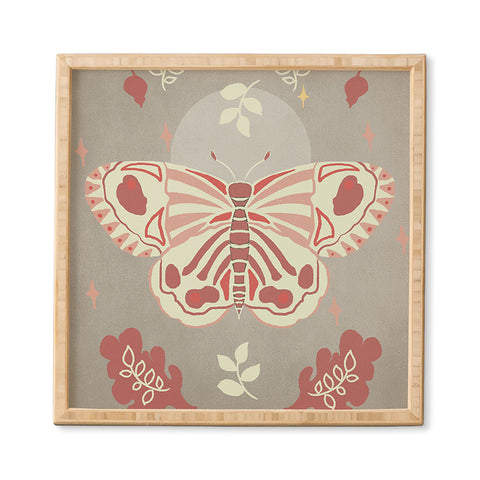 Viviana Gonzalez Vintage Butterfly 02 Framed Wall Art