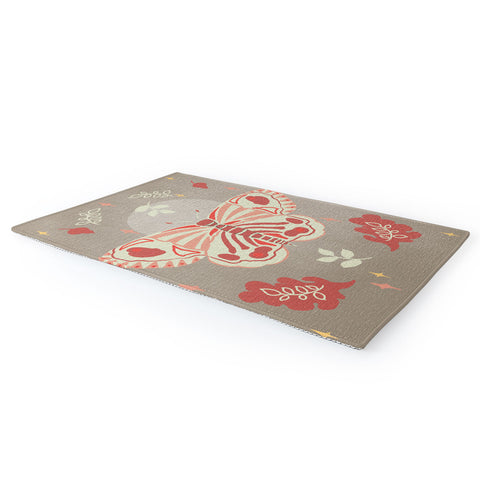 Viviana Gonzalez Vintage Butterfly 02 Area Rug