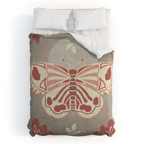Viviana Gonzalez Vintage Butterfly 02 Comforter
