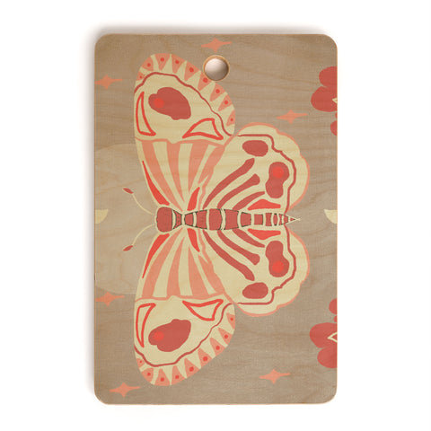 Viviana Gonzalez Vintage Butterfly 02 Cutting Board Rectangle