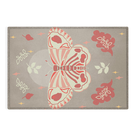 Viviana Gonzalez Vintage Butterfly 02 Outdoor Rug