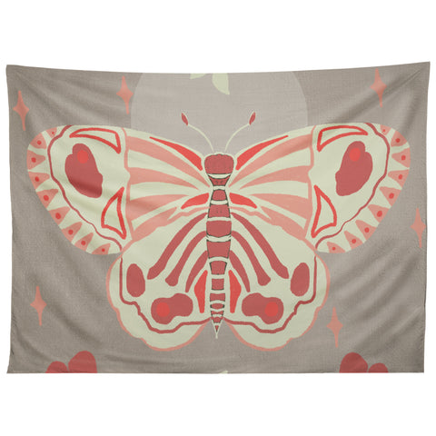 Viviana Gonzalez Vintage Butterfly 02 Tapestry