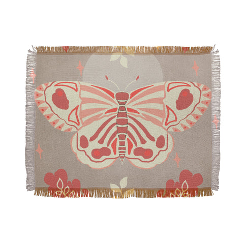 Viviana Gonzalez Vintage Butterfly 02 Throw Blanket