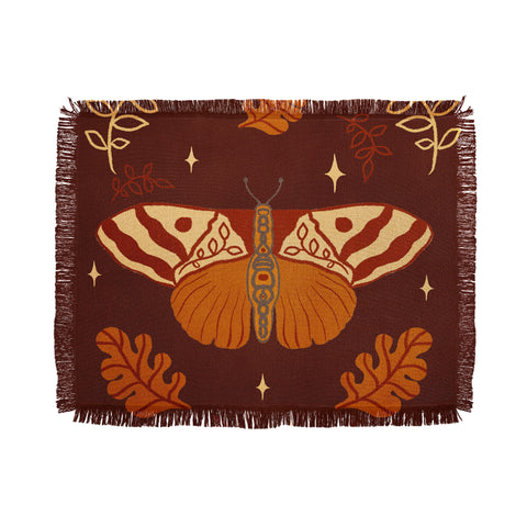 Viviana Gonzalez Vintage Butterfly Throw Blanket