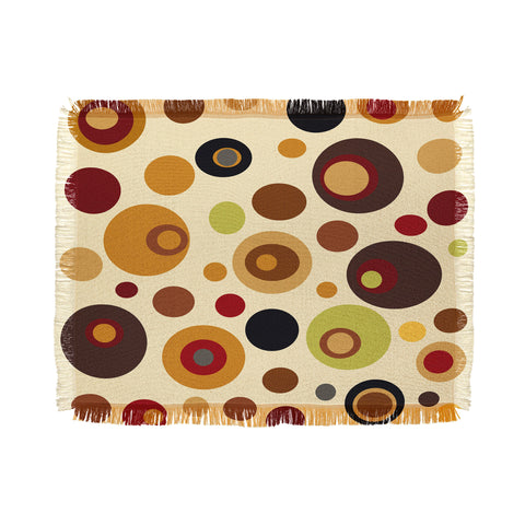 Viviana Gonzalez Vintage Colorplay 1 Throw Blanket