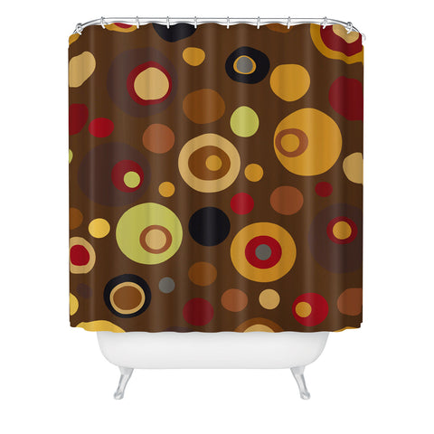 Viviana Gonzalez Vintage Colorplay 3 Shower Curtain