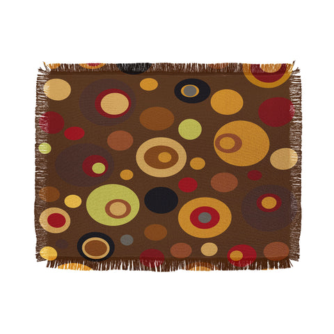 Viviana Gonzalez Vintage Colorplay 3 Throw Blanket