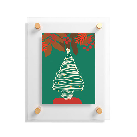 Viviana Gonzalez Vintage holiday Floating Acrylic Print