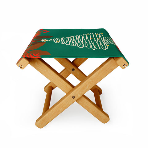 Viviana Gonzalez Vintage holiday Folding Stool