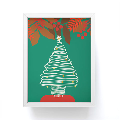 Viviana Gonzalez Vintage holiday Framed Mini Art Print