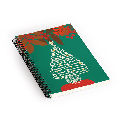 Viviana Gonzalez Vintage holiday Spiral Notebook