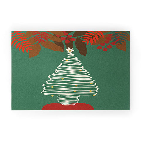 Viviana Gonzalez Vintage holiday Welcome Mat