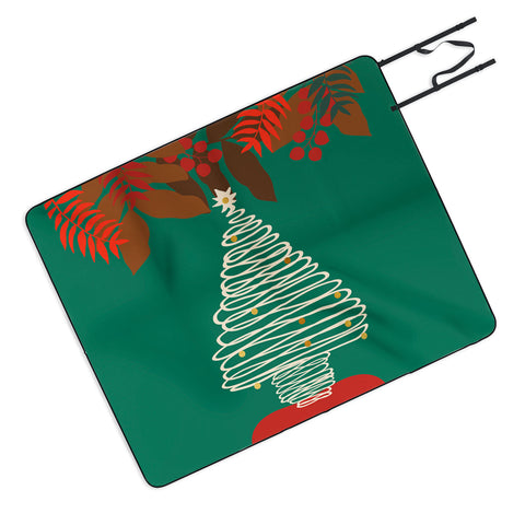 Viviana Gonzalez Vintage holiday Picnic Blanket