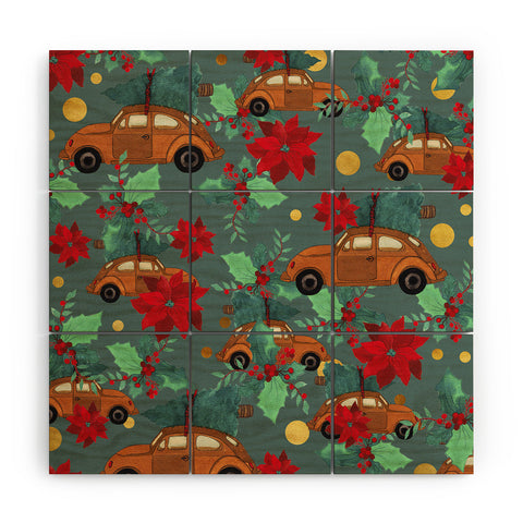 Viviana Gonzalez Vintage Holiday2 Wood Wall Mural