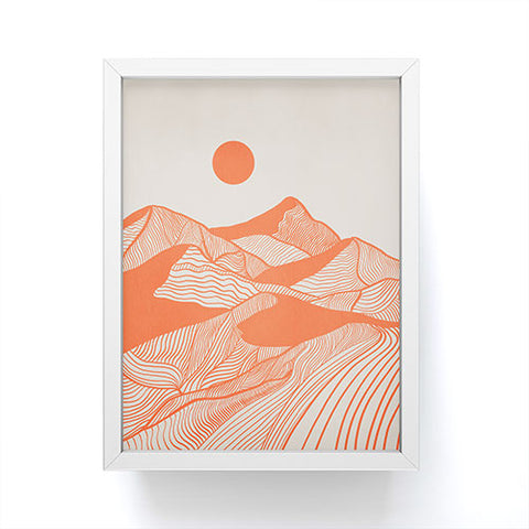 Viviana Gonzalez Vintage Mountains Line Art Framed Mini Art Print