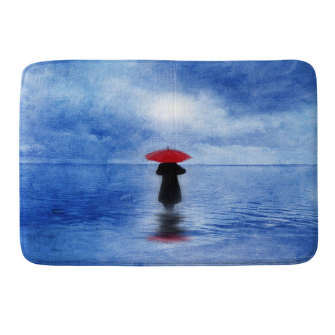Viviana Gonzalez Waiting In The Sea Memory Foam Bath Mat