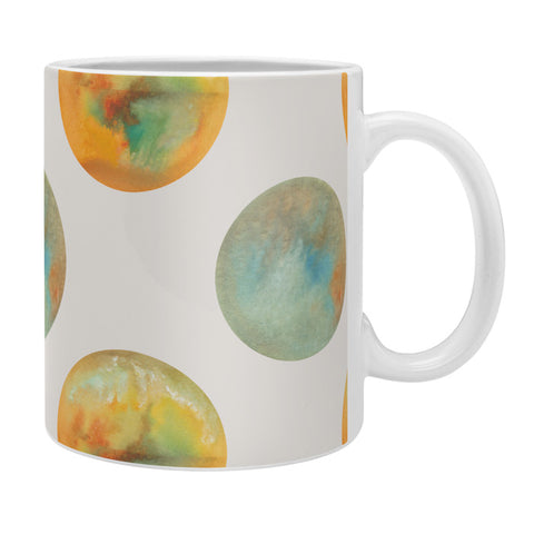 Viviana Gonzalez Watercolor dots 01 Coffee Mug