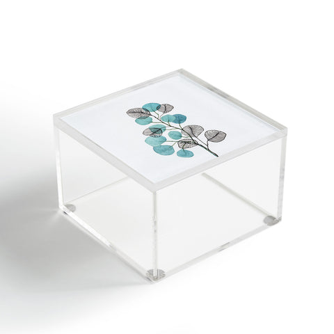 Viviana Gonzalez Watercolor ink leaves Acrylic Box