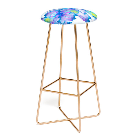 Viviana Gonzalez Watercolor love 2 Bar Stool