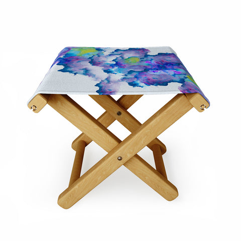 Viviana Gonzalez Watercolor love 2 Folding Stool